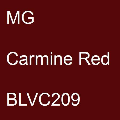 MG, Carmine Red, BLVC209.